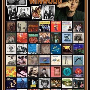 Steve Winwood, Spencer Davis, Traffic, Blind Faith Poster
