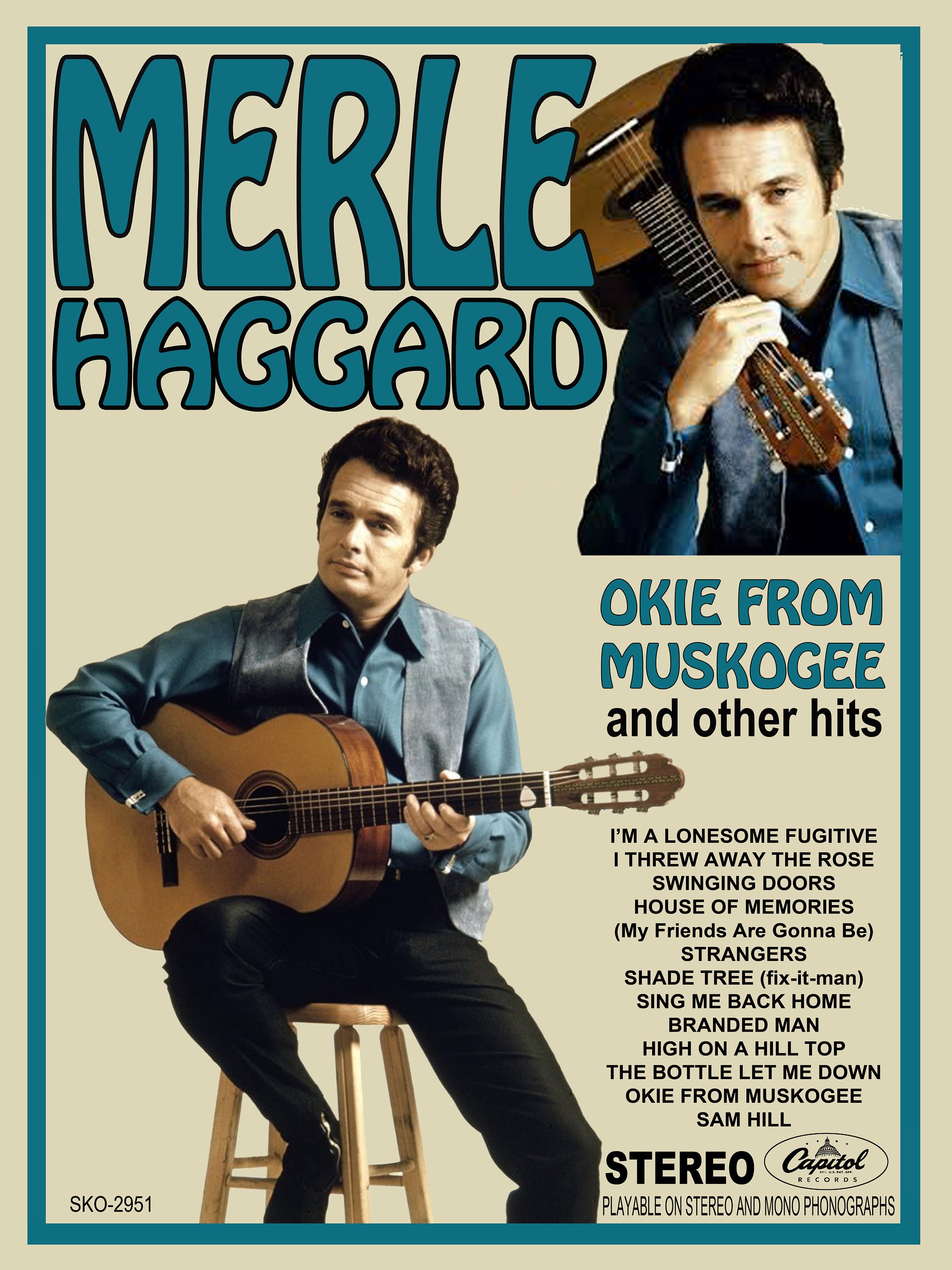 Merle Haggard Promo Poster - Etsy