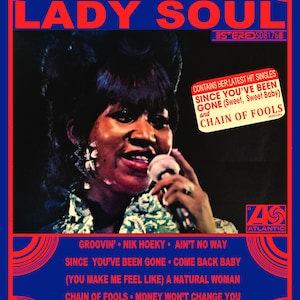 Aretha Franklin Lady Soul 18&quot;x24&quot; Poster Chain Of Fools,