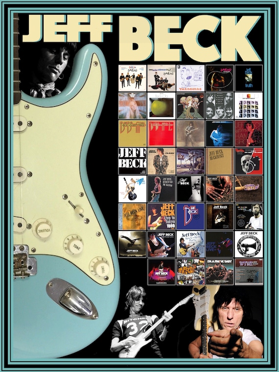 Jeff Beck Yardbirds Jeff Beck Group Poster - Etsy