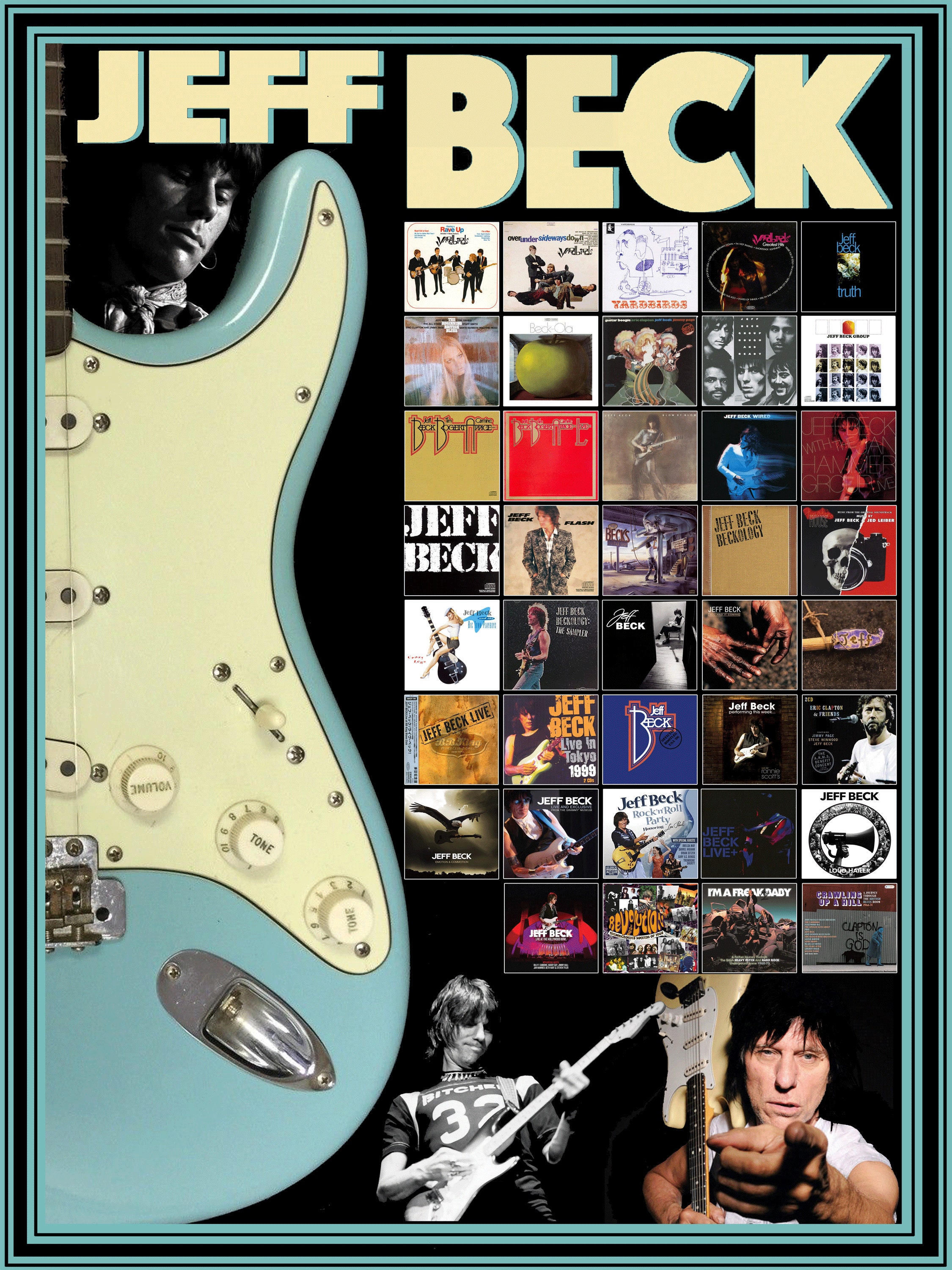 $0 ship! BECK Japan PROMO flyer MINI poster 2007 tour MORE