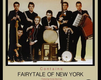 Pogues Fairytale of New York Promo Poster