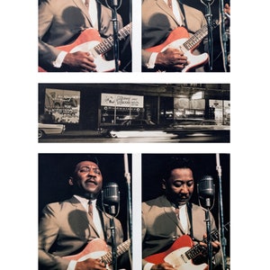 Rare Muddy Waters Fender Guitar reproduction 16&quot;x24&quot;Poster
