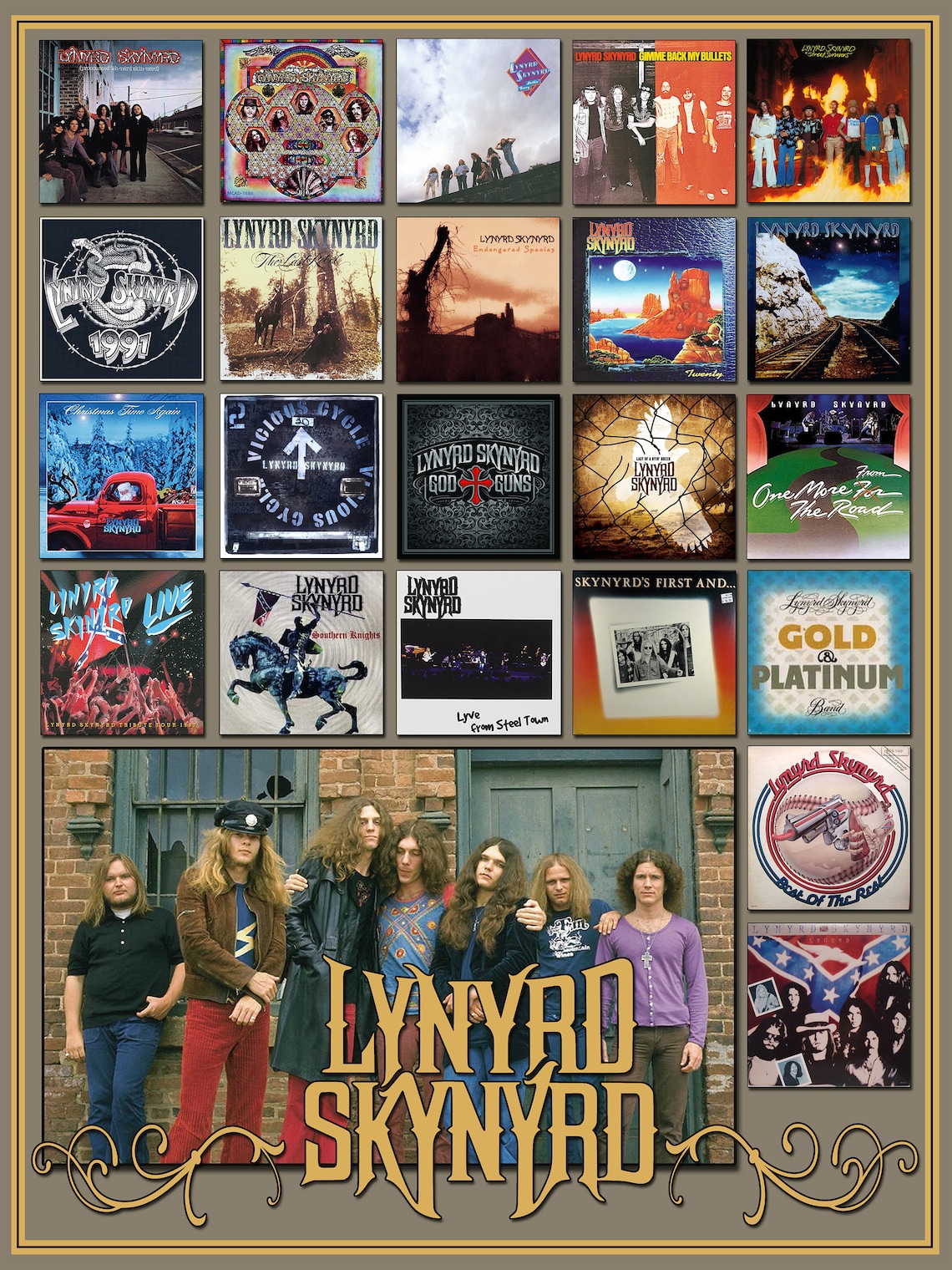 lynyrd skynyrd poster lynyrd skynyrd poster
