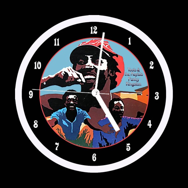 Toots and the Maytals Jamaican Reggae Wall Clock Funky Kingston