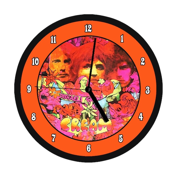 Cream Disraeli Gears LP Cover Clock Eric Clapton Jack Bruce Ginger Baker Felix Pappalardi