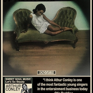 18&quot;x24&quot; Arthur Conley Sweet Soul Music &quot;Promo Poster&quot; Reimagined Otis Redding