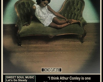 18"x24" Arthur Conley Sweet Soul Music "Promo Poster" Reimagined Otis Redding