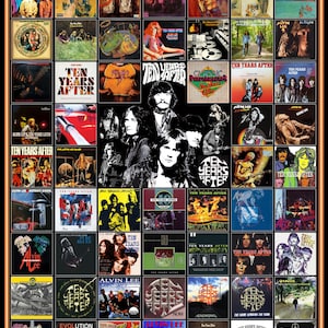 Diez años después / Cartel de la portada de Alvin Lee LP