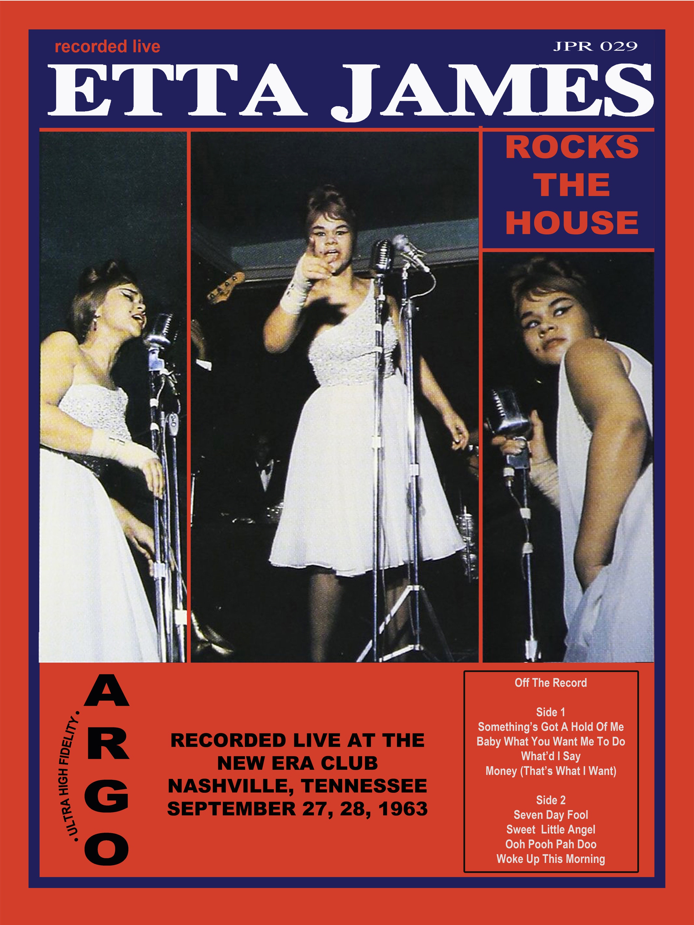 洋楽 Etta James - Rocks the House / ARGO 4023 Etta James – Etta James Rocks The House – Vinyl (LP, Mono