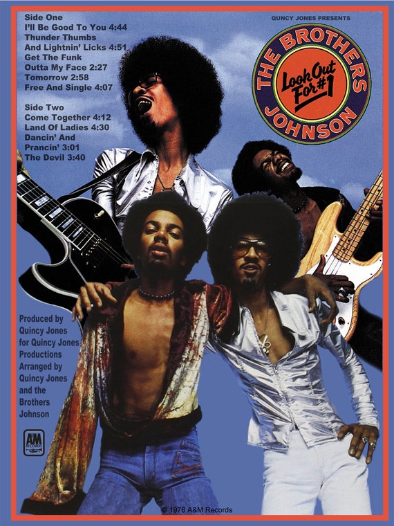 Brothers Johnson / Quincy Jones looking Out for 1 Etsy