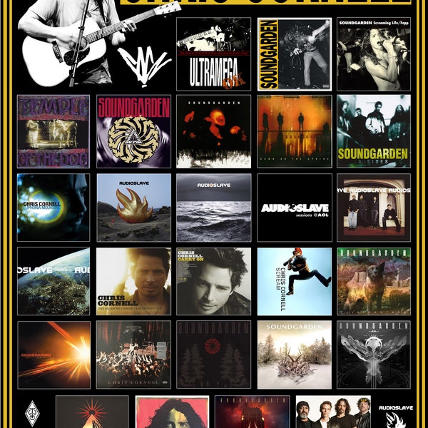 Chris Cornell / Soundgarden 18x24 Poster