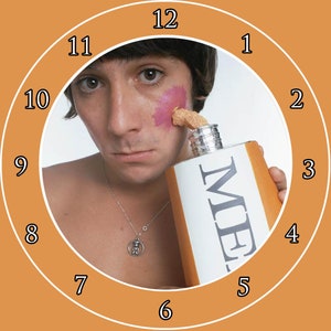新品 Keith Moon The Who 売り切れ 8&quot;x8&quot; 丸型プラスチック壁掛け時計 バスルーム装飾