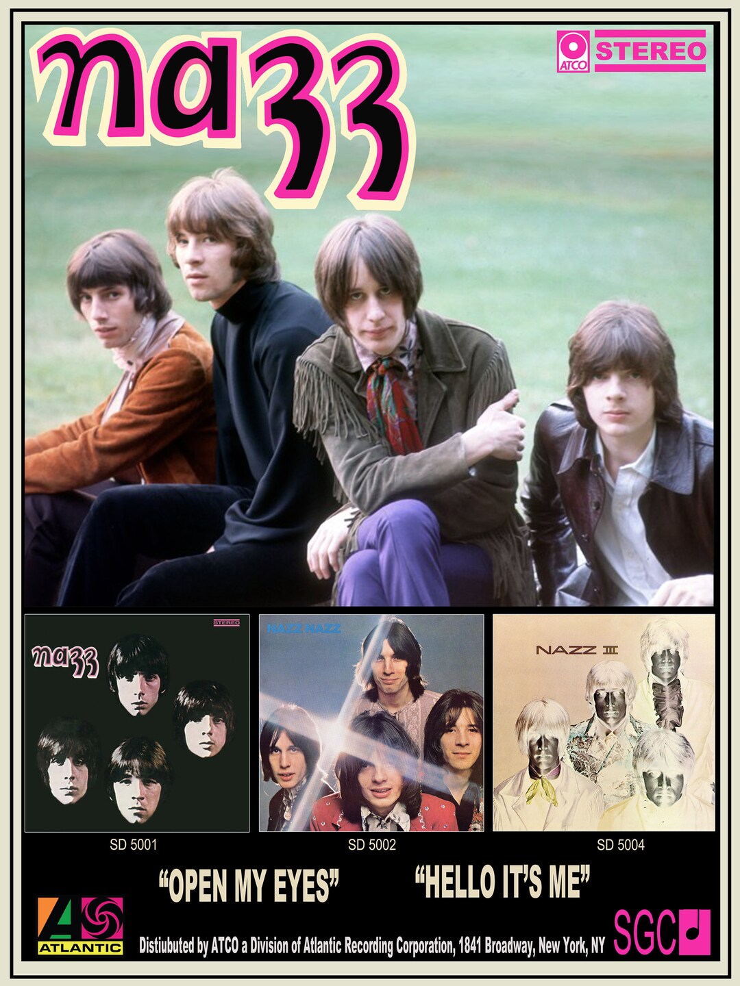 Todd Rundgren Nazz Promo Poster - Etsy Israel