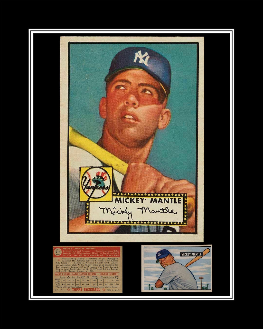 Mickey Mantle cards continue to set records, 1951 Bowman rookie