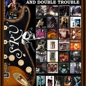 18&quot; x 24&quot; Stevie Ray Vaughan & Double Trouble LP Cover Poster