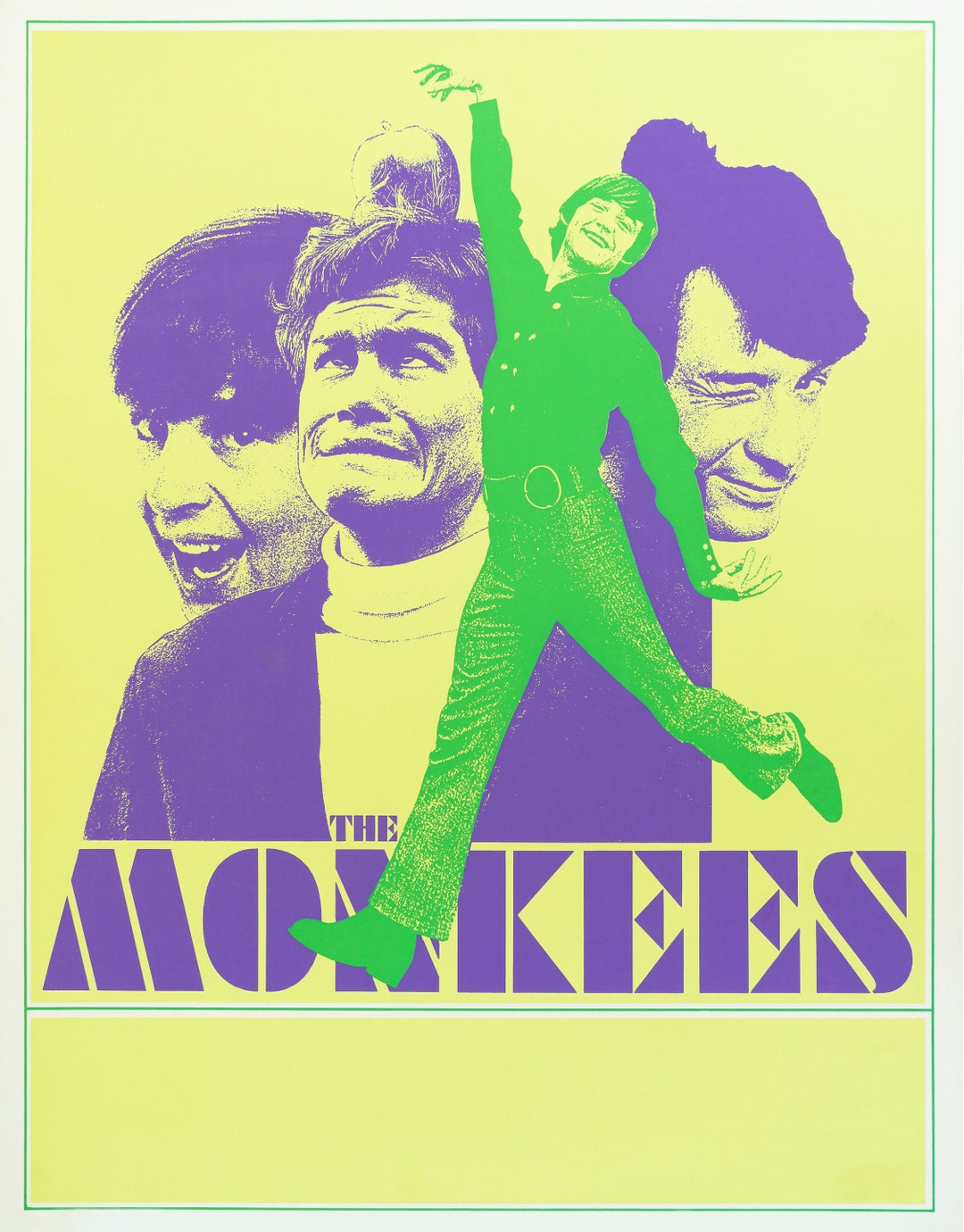 Monkees Davy Jones, Mickey Dolenz, Peter Tork, Michael Nesmith