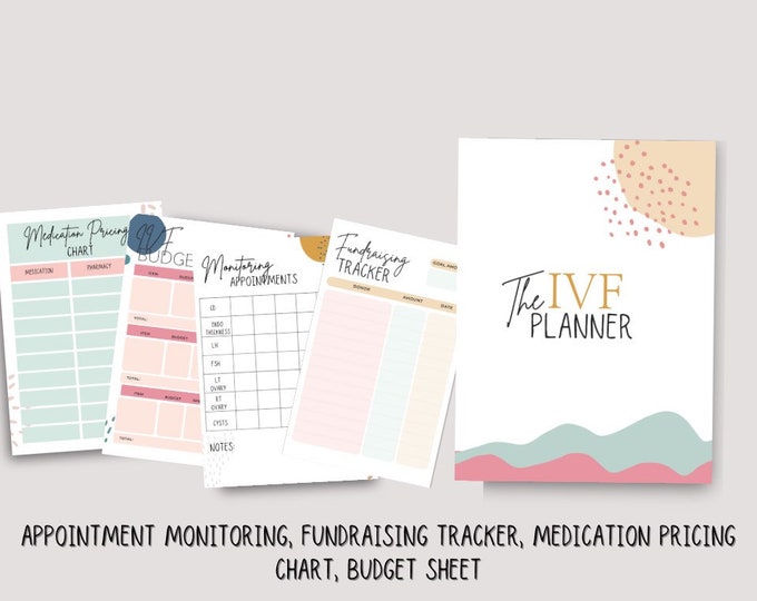 Printable IVF Planner, IVF Journal, IVF Gift, Infertility Gift - Etsy