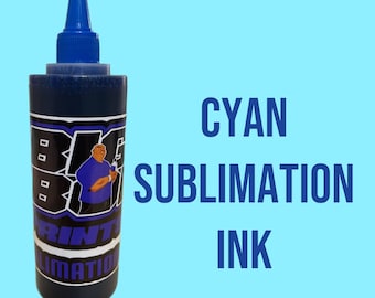 Cyan Sublimation Ink 250ml Bottle