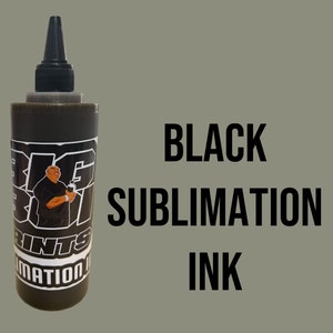 Black Sublimation Ink 250ml Bottle