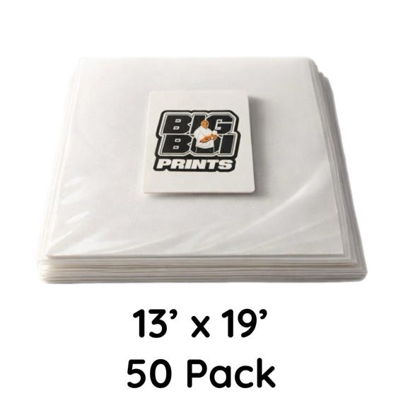 Big Boi DTF Film 50 PACK