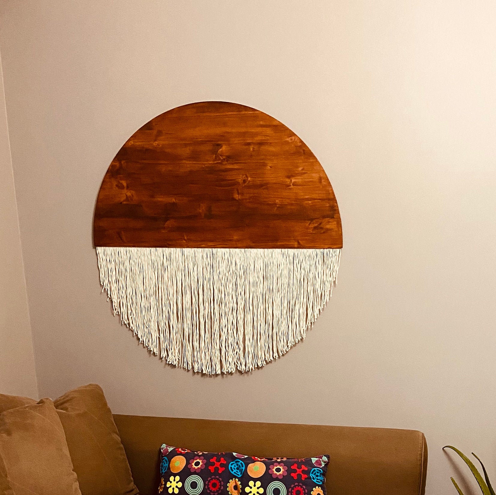 Bohemian Wall Art Wooden Wall Art Wall Hanging Wall Decor Etsy UK