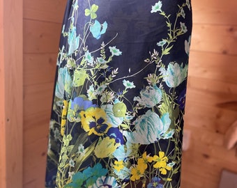 English garden chiffon ballet wrap skirt