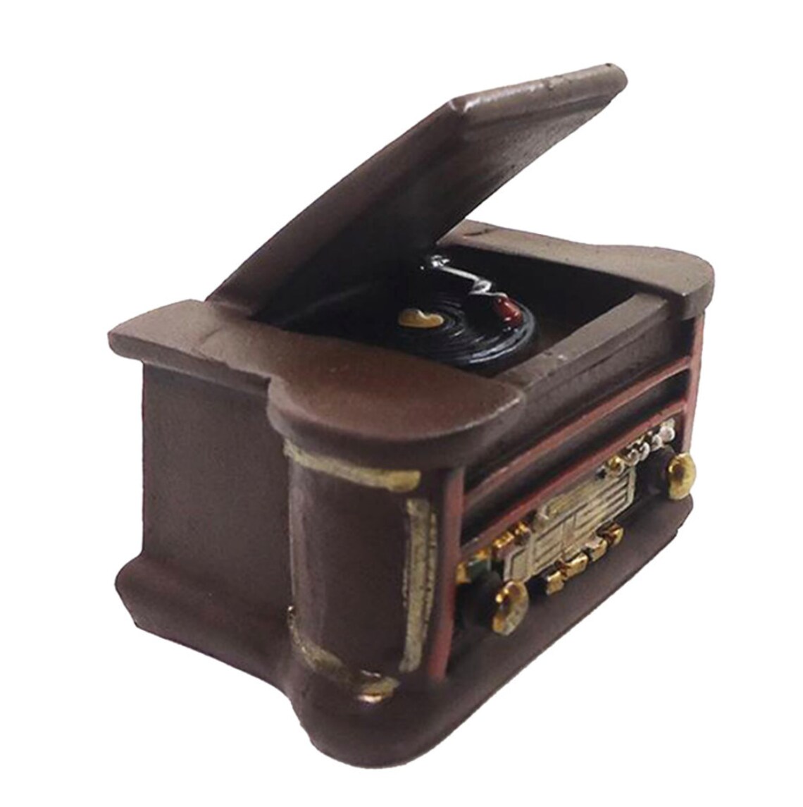 1/12 Dollhouse Miniature Phonograph Record Player Etsy