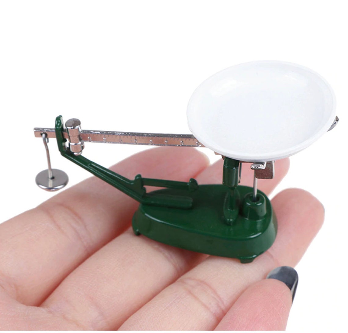 Dollhouse Miniature Balance Scale Etsy