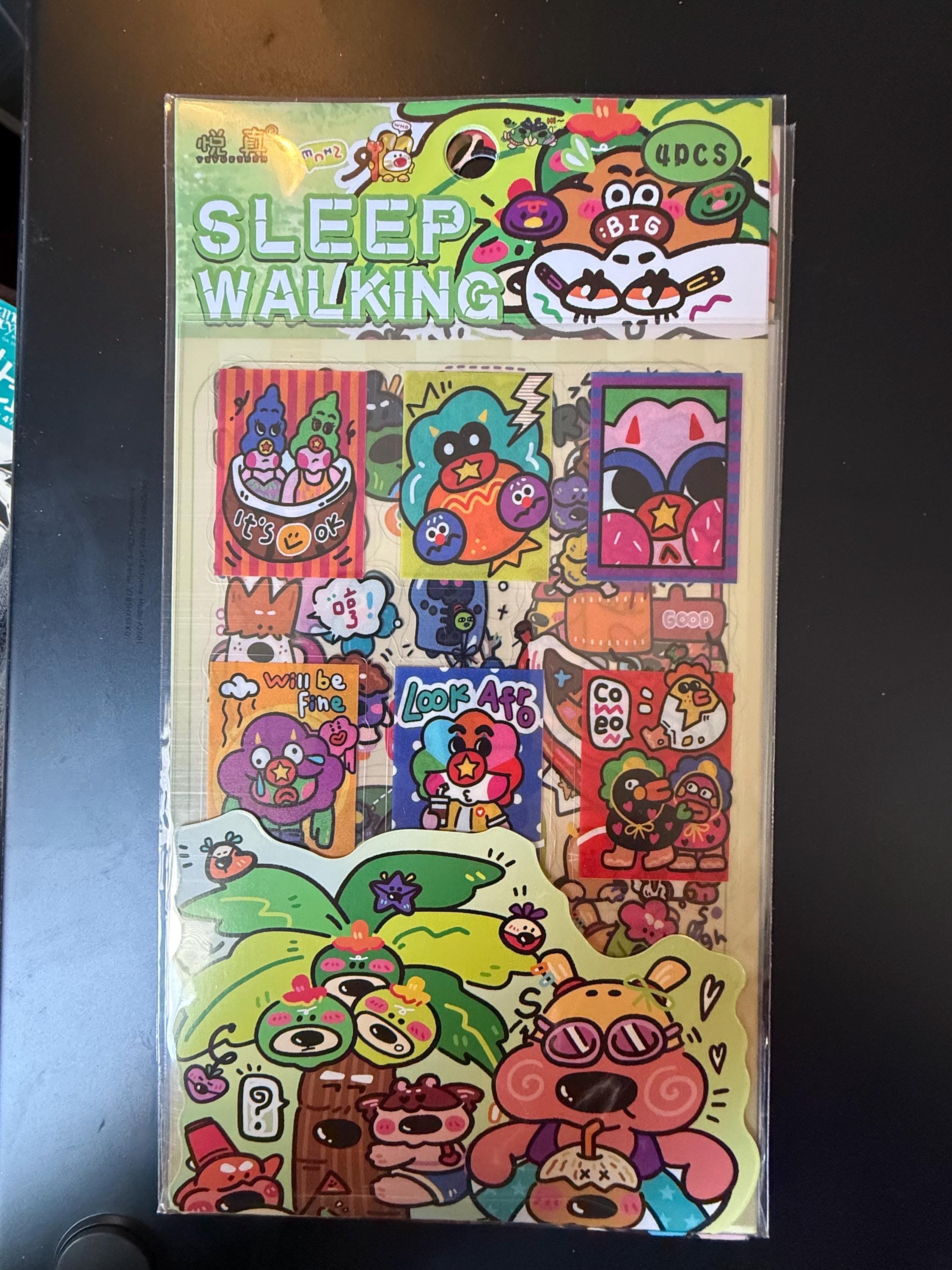 Colorful Cartoons Sticker Pack (4 Sheets); Your Choice - Etsy