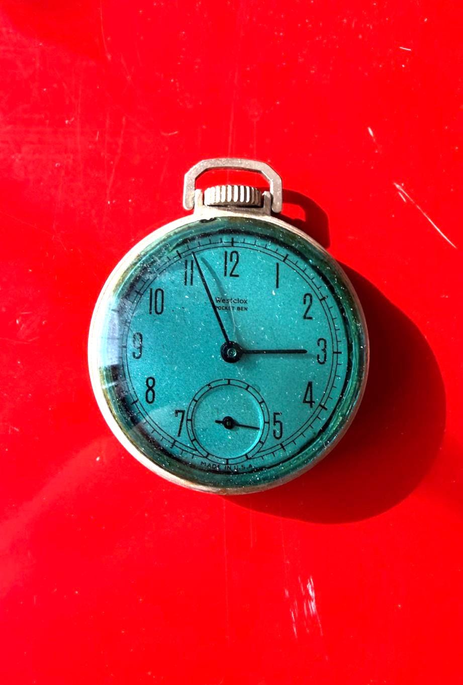 Westclox Vintage Blue - Etsy