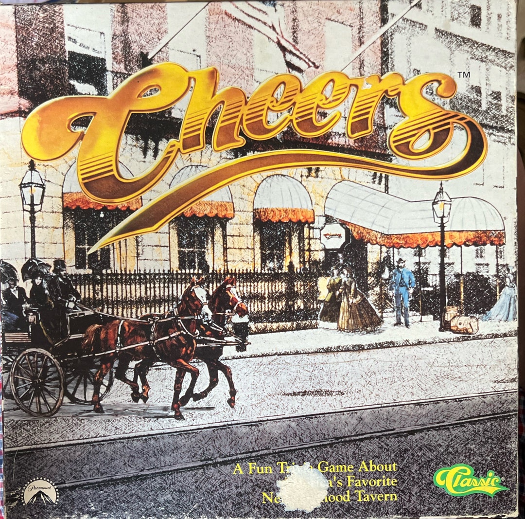 Vintage 1982 Cheers Board Game Etsy