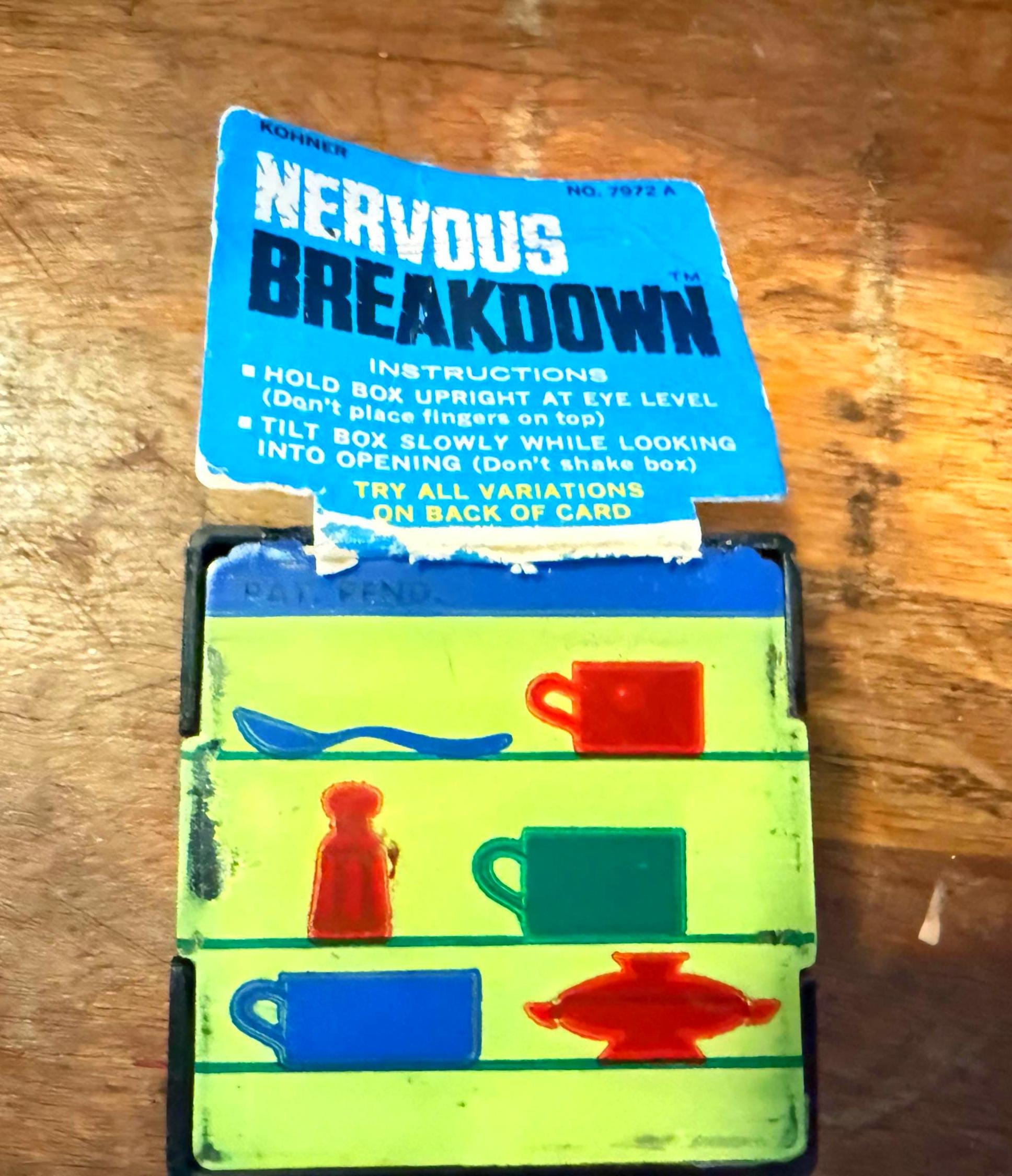 【中古】 Nervous　breakdown（4） Vintage 1960s Nervous Breakdown Brain Teaser Puzzle, Kohner