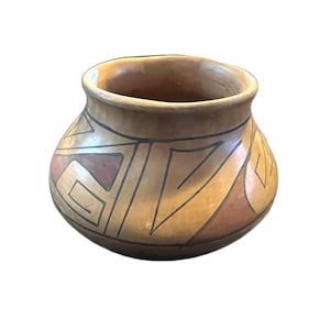 Vintage Casas Grandes Pottery Planter Pot Vase Bowl, Clay
