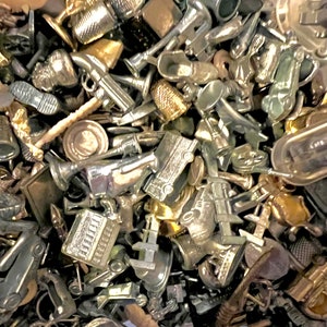 TEN Random Monopoly and Clue Tokens