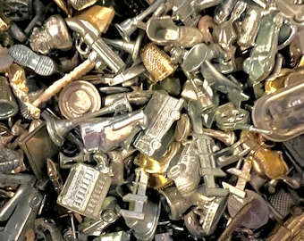 TEN Random Monopoly and Clue Tokens