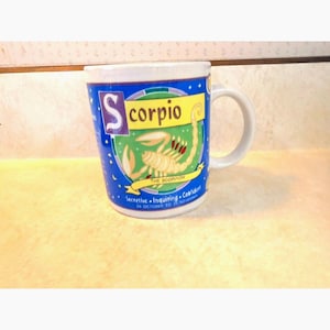 Vintage Scorpio Zodiac Ceramic Mug
