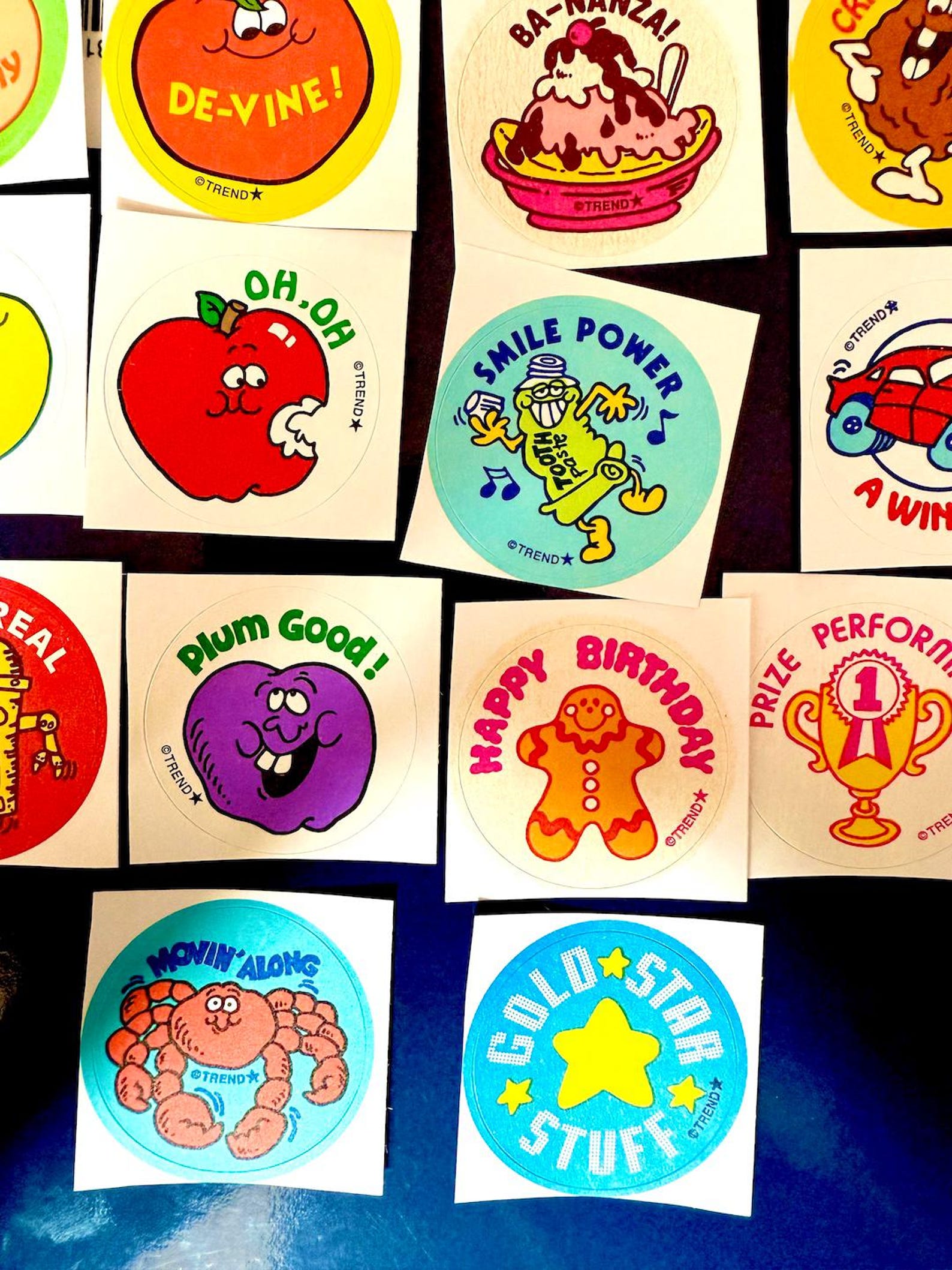 All 101 Retro 80s Scratch and Sniff Stickers; You Get One of Each (101 ...