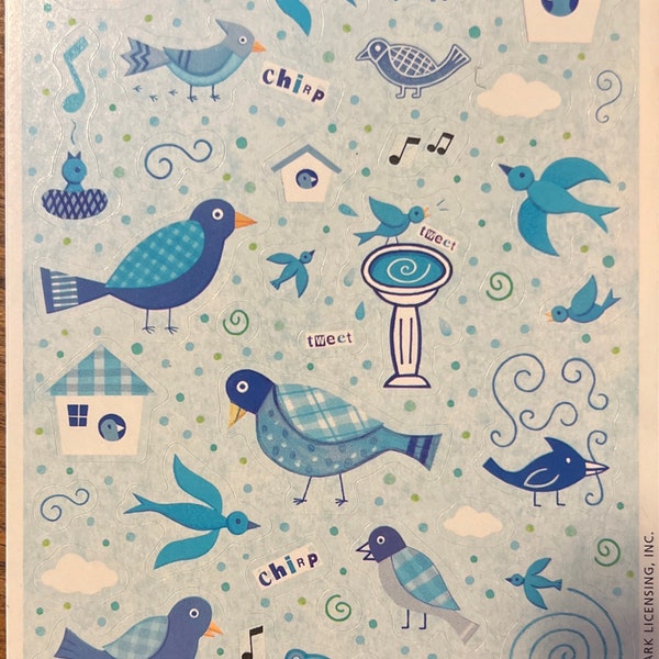 Birdhouse Stickers Etsy