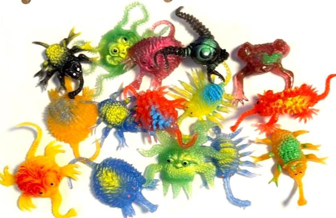Vintage 1970s Slurfies Rubber Jigglers Monster Novelty Toys; Your