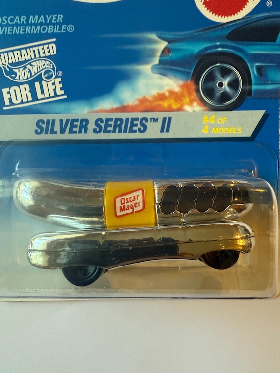 Vintage 1995 Oscar Mayer Wienermobile Silver Series 2 Hot Wheels