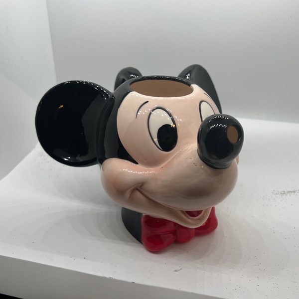Vintage 90s Mickey Mouse Disney Ceramic Teapot, by Applause