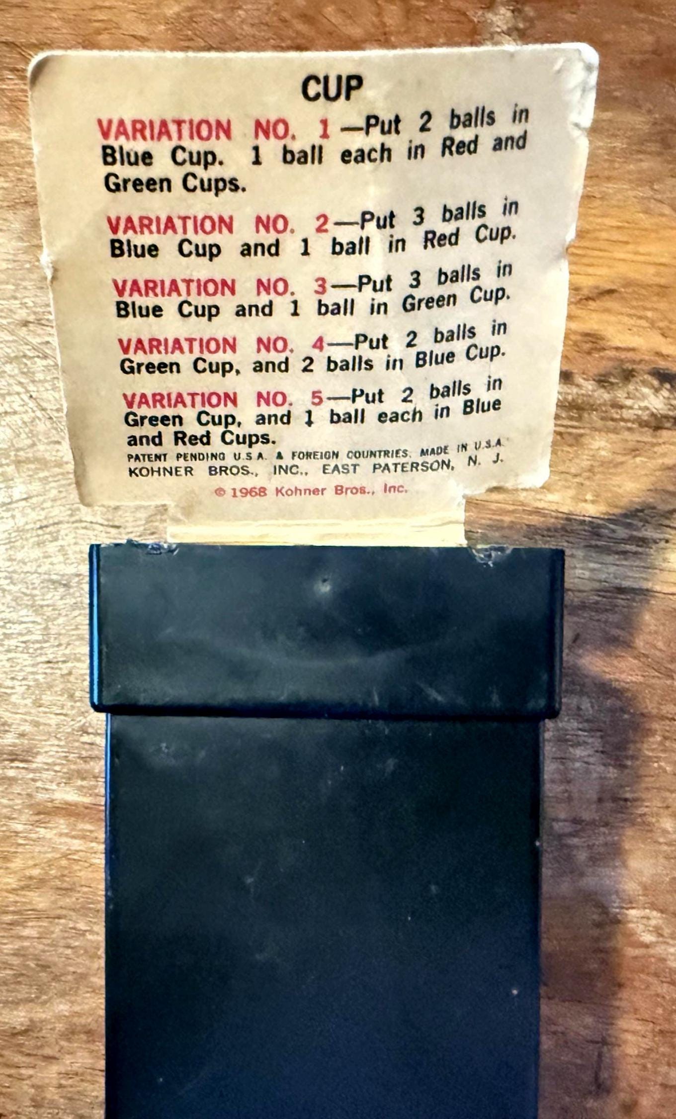 Vintage 1960s Nervous Breakdown Brain Teaser Puzzle, Kohner