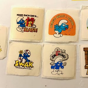 Vintage 1983 Smurf Sticker. Take your pick!