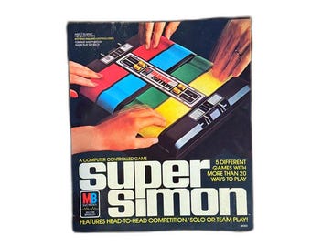 Vintage Super SIMON Says Milton Bradley 1979 MB Electronic Memory