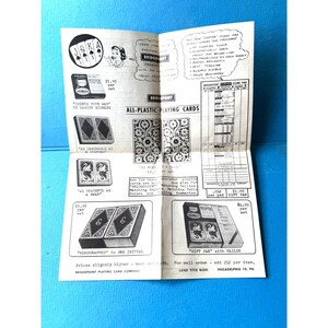 Vintage 1960s Bridgepoint Point Count Summary Sheet, Bridge Card Game ...