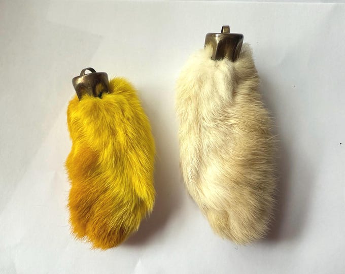 Vintage 1970s Lucky Rabbit’s Foot Keychain, Your Choice - Etsy