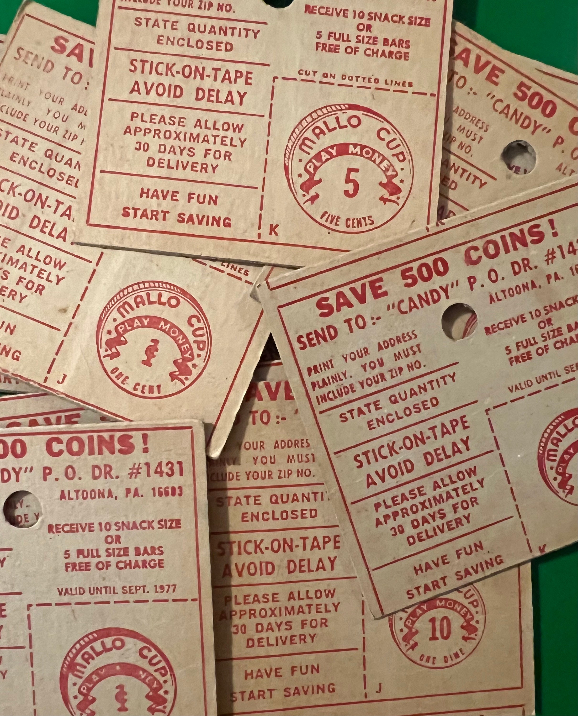Coins-In-Toothpaste-Packages