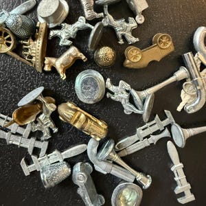 Vintage Monopoly or Clue Tokens; Your Choice!