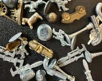 Vintage Monopoly or Clue Tokens; Your Choice!